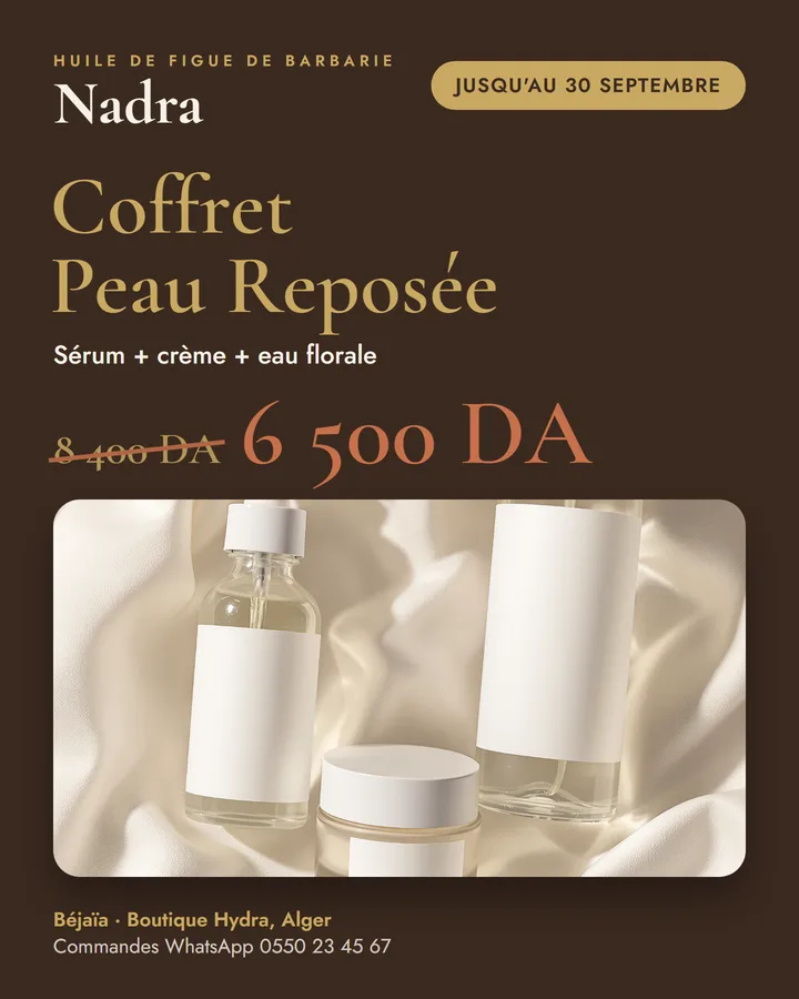 Post offre : coffret rentrée à 6 500 DA