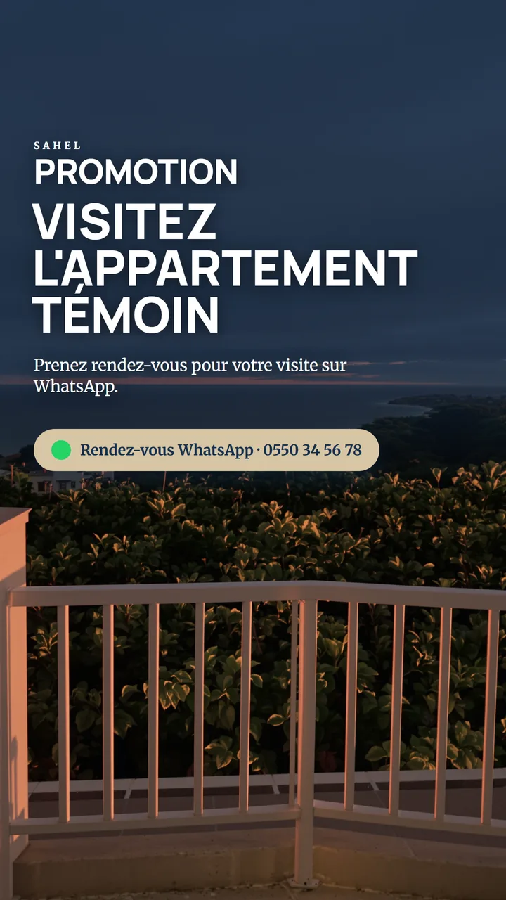 Story : visitez l'appartement témoin