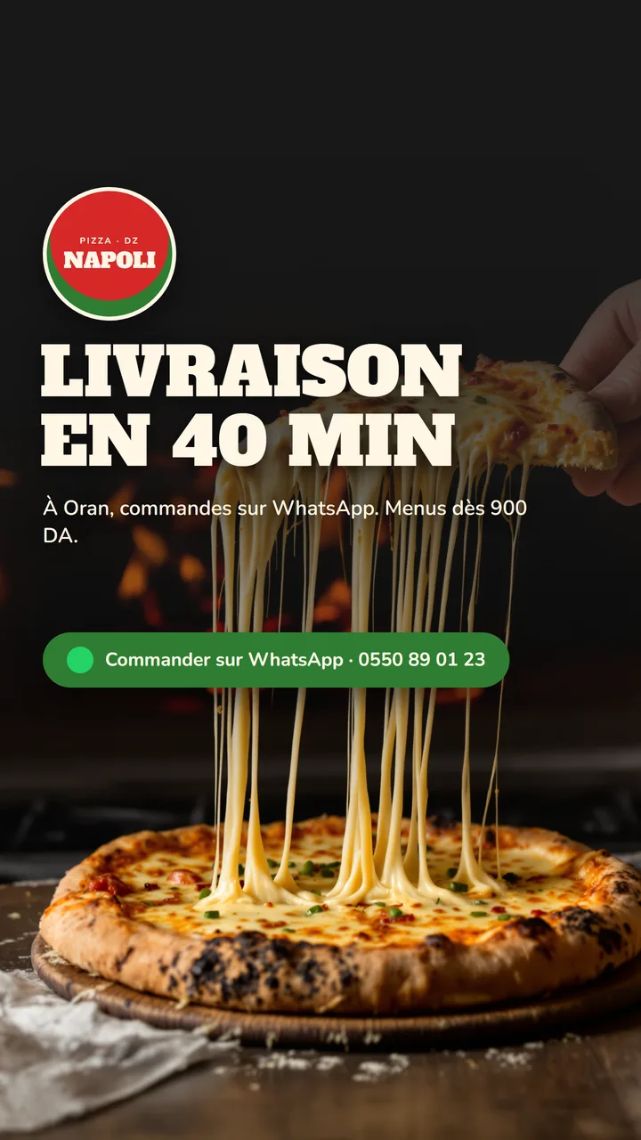Story : livraison à Oran en 40 minutes